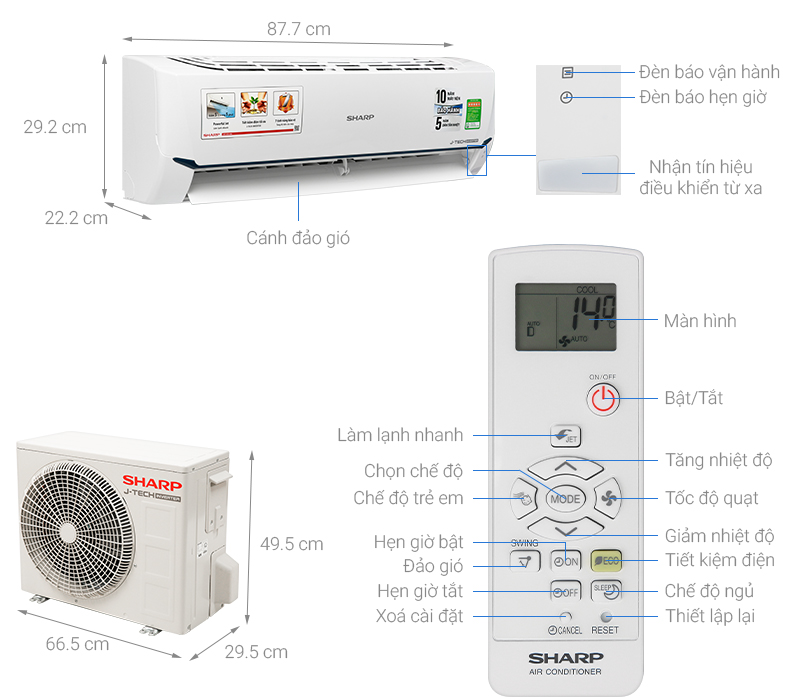 Tra cứu bảng mã lỗi máy lạnh sharp